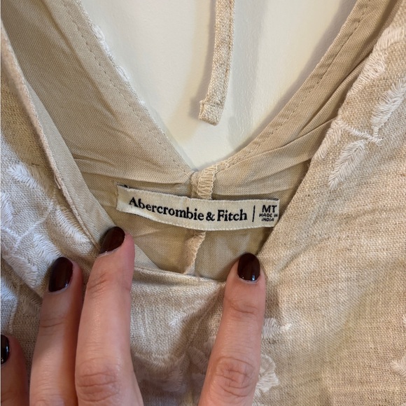Abercrombie & Fitch Embroidered Line. blend Mini Dress - Picture 3 of 4